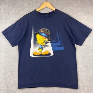 Vintage 1994 Looney Tunes Tweety Bird Graphic T Shirt Mens L Warner Bros